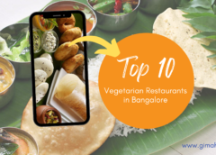 Top 10 Veg Restaurants in Bangalore